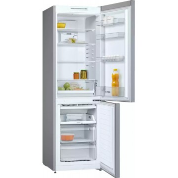 Pitsos PKNB36NLE0 Ψυγειοκαταψύκτης 305lt Total NoFrost Υ186xΠ60xΒ66εκ. Inox